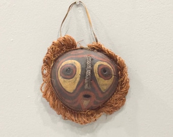 Mask Papua New Guinea Coconut Shell Mask