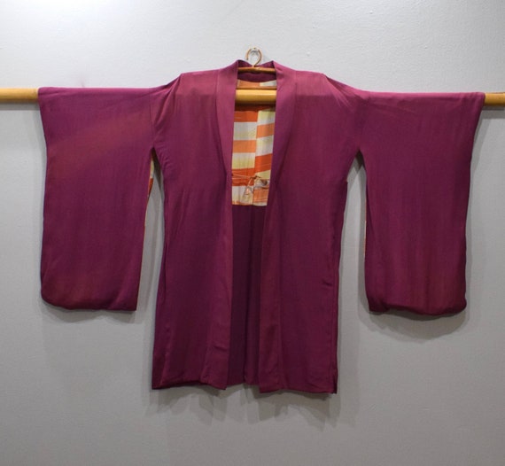 Kimono Japanese Fuchsia Kimono - image 1