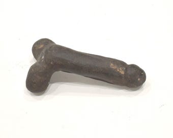 African Ceramic Fertility Penis Fetish