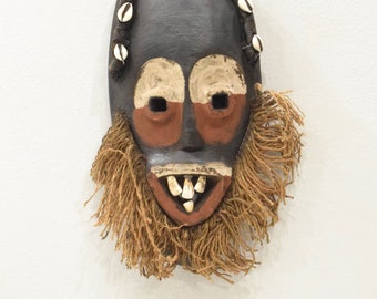 African Mask Malindi Warega Zaire Cows Teeth Malindi Mask