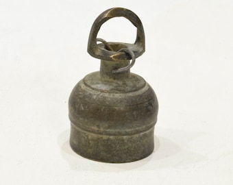 Bronze Bell India Religious Decorative Ceremonial Bell