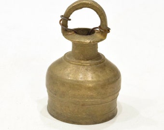 Bronze Bell India Religious Decorative Ceremonial Bell