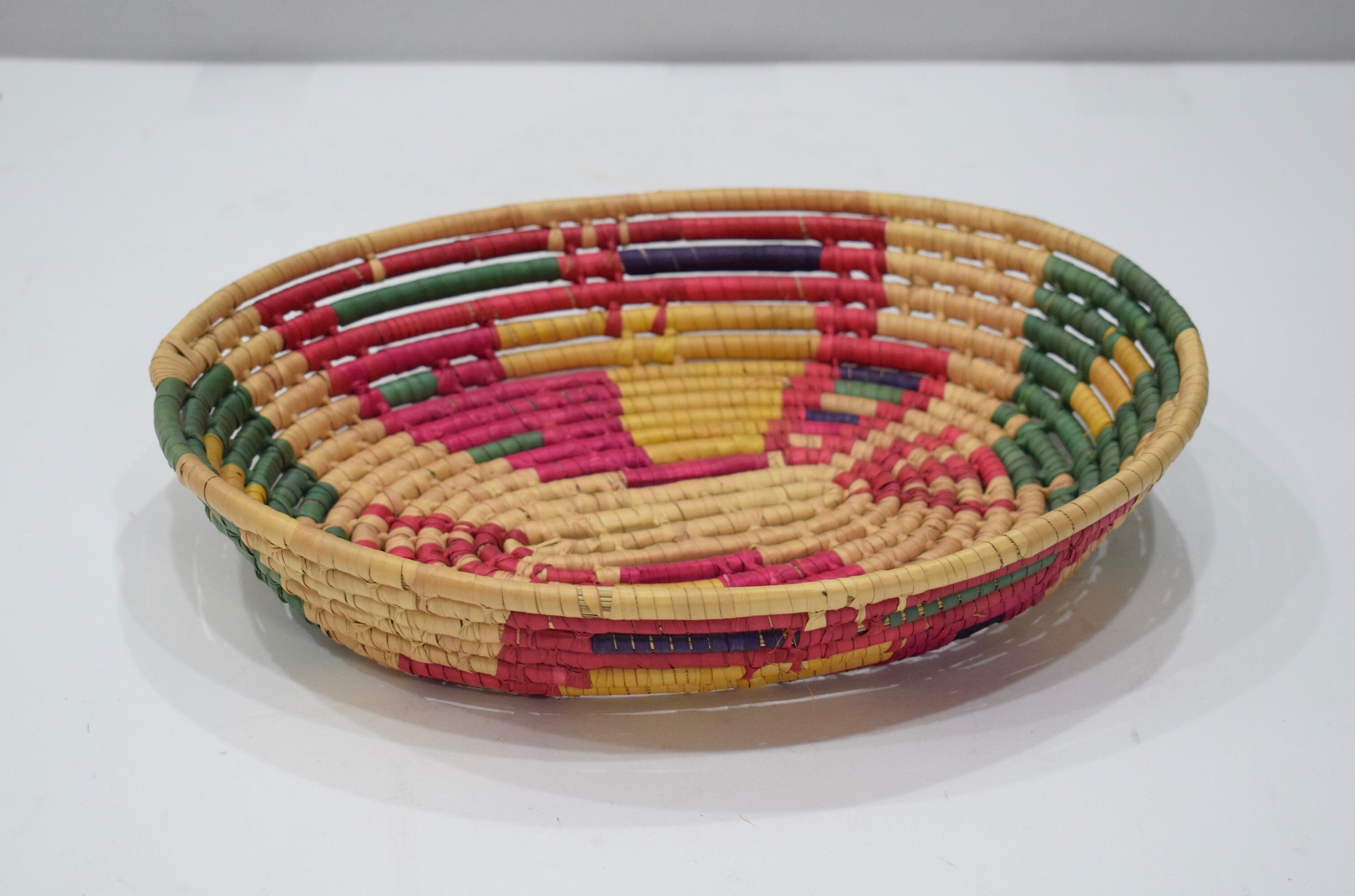 Basket Ethiopian Woven Oval Basket