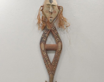 Papua New Guinea Wood Food Hook Andingam Tribe