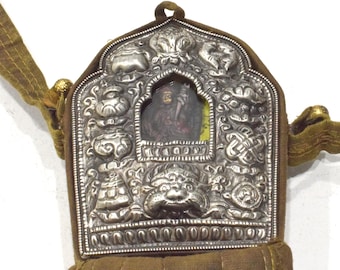 Tibetan Buddhist Ghau Shrine Traveling Prayer Shrine