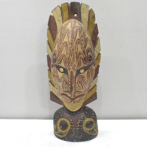 Papua New Guinea Head Statue Maira Mioko Island Deity Statue