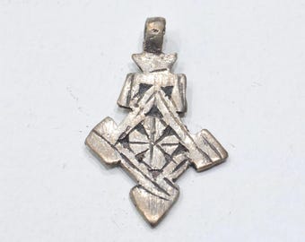 Ethiopian Silver Coptic Cross Tuareg Tribe North Africa