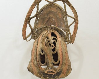 Mask Papua New Guinea Baba Helmet Mask Abelam Tribe