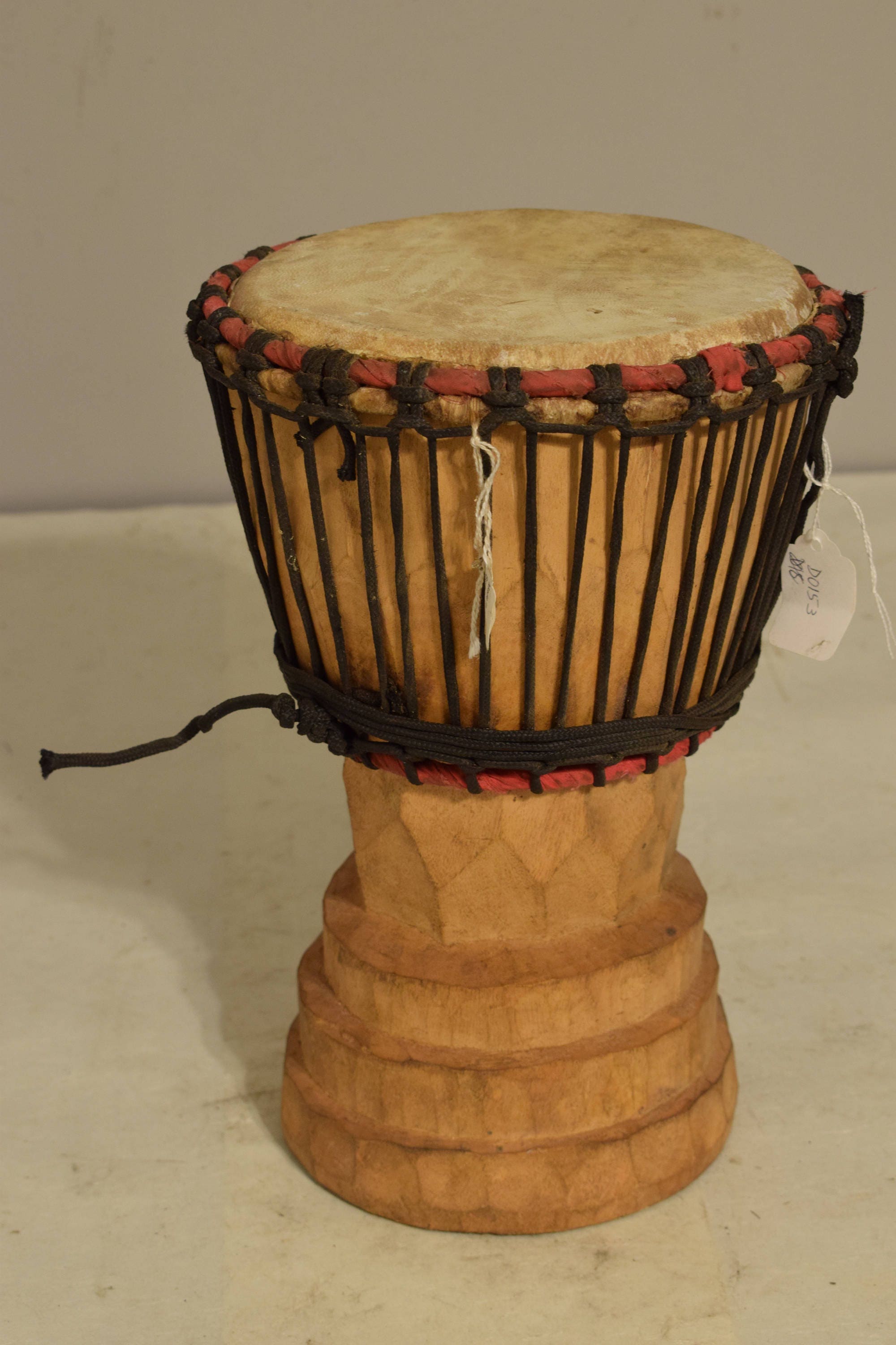 African Drum Djembe Wood West Africa Handmade Musical Vintage Community