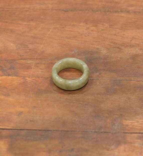 Ring Chinese Medium Jade Band Ring - image 2
