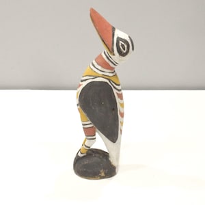 Papua Nowa Gwinea Sabut Ptak Drewniana Statuetka Latmul