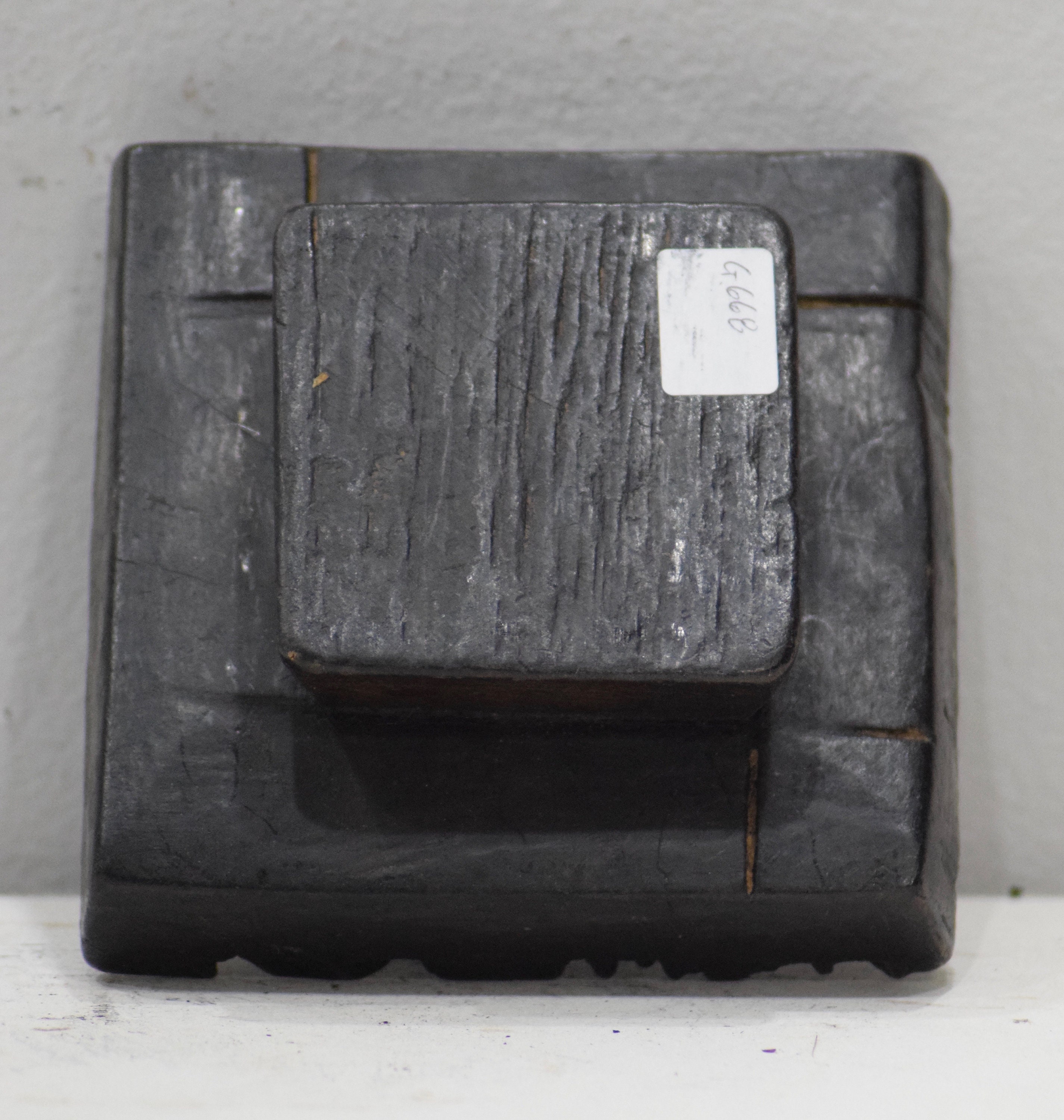 India Wood Block Ink Stamp Hand Carved Design Wood Block Ink Stamp