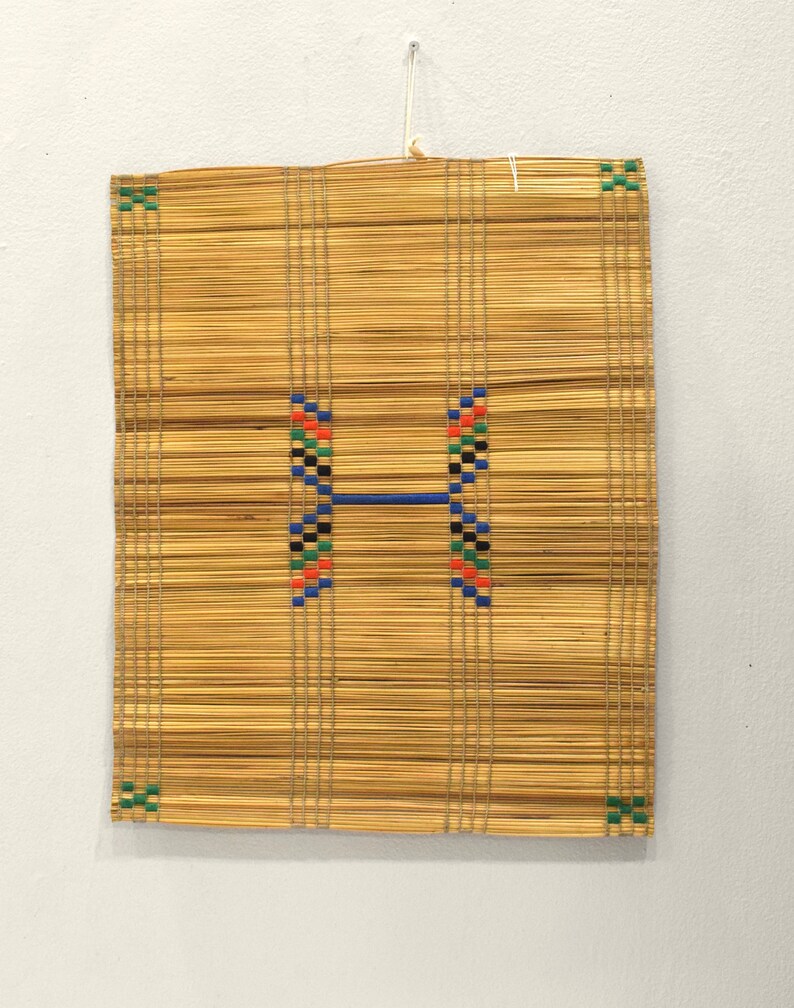 African Zulu Woven Embroidered Mats Etsy