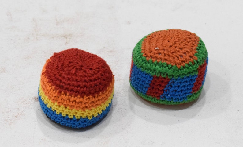 Hacky Sack Kick Ball 100/% Cottom Guatemala Made 2 Per Order