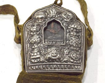 Tibetan Buddhist Ghau Shrine Traveling Prayer Shrine