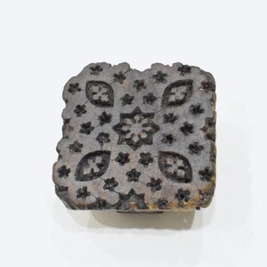 Indien Holzblock Stempel Handgeschnitztes Design