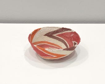 Basket African Zulu Telephone Wire Bowl RSA