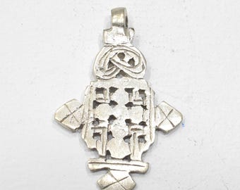 Ethiopian Silver Coptic Cross Tuareg Tribe North Africa