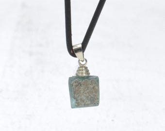 Roman Glass Chip Pendant
