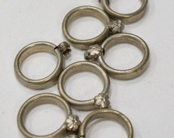 Beads Silver Ring Pendants Thailand 25mm