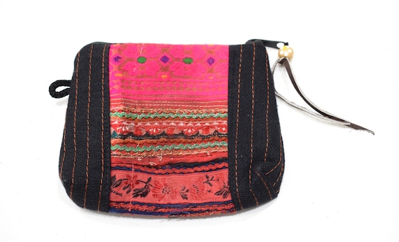 Purses Miao Hill Tribe Embroidered Assorted Coin … - image 4