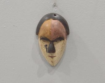 African Mask Punu Tribe Male Passport Mask Gabon