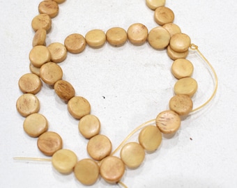 Beads Indonesian Bone Round Beads 9-10mm