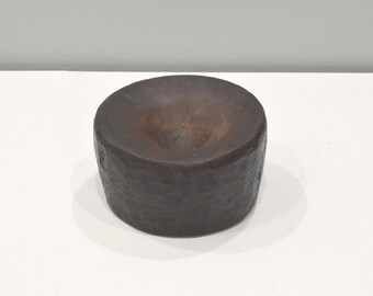 African Gurage Wood Mortar