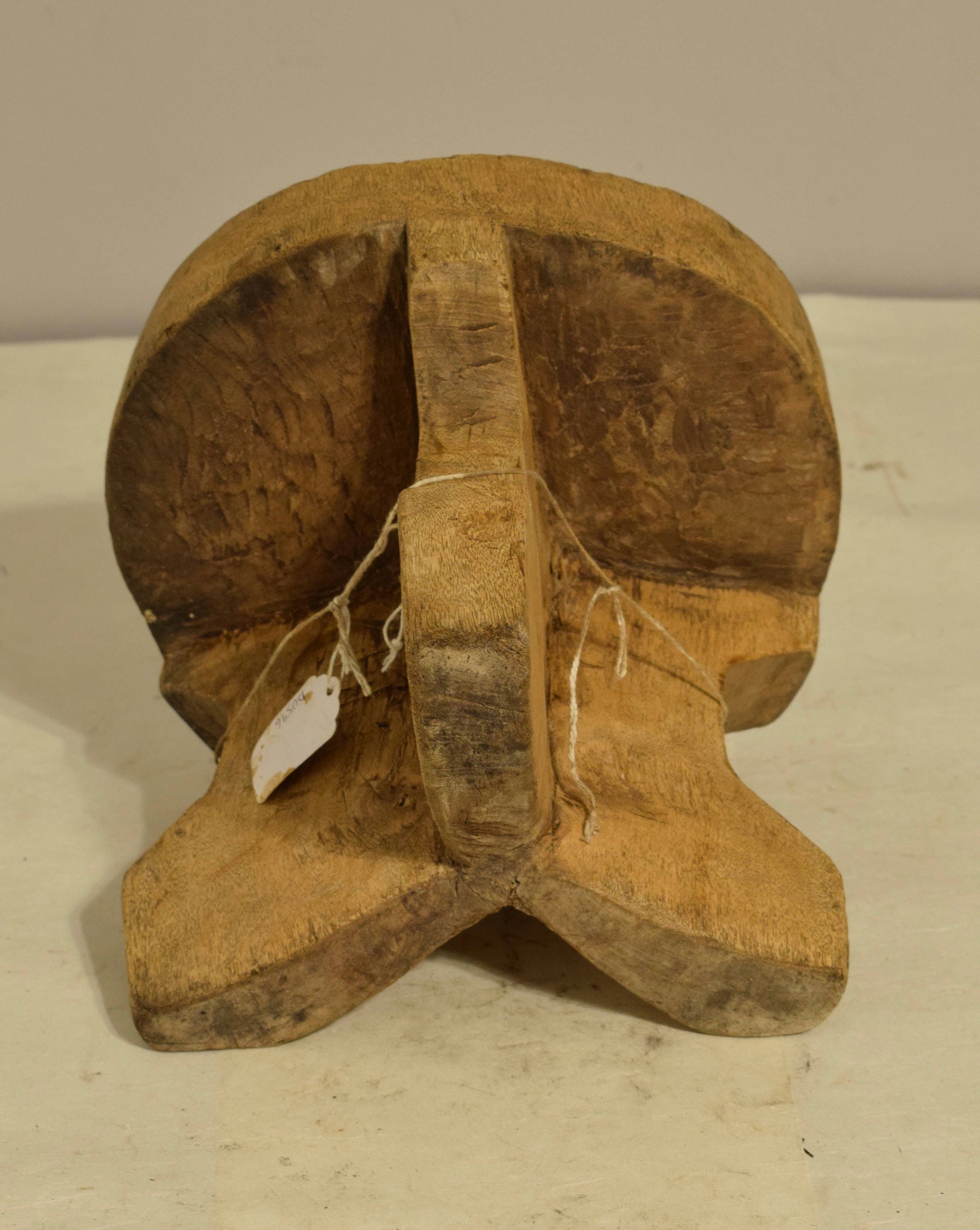 African Kamba Stool Wood Kenya Handmade Home Status Prestige Elders Chair Stool Class Kamba Stool