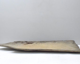 Papua New Guinea Wood Serving Platter Black Water Lakes Region