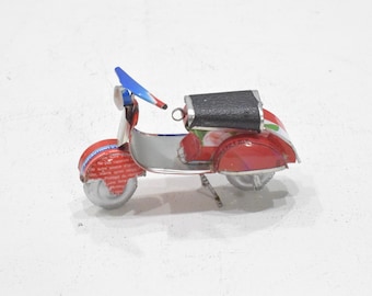 Tin Can Vespa Scooters 4" Tin Toy