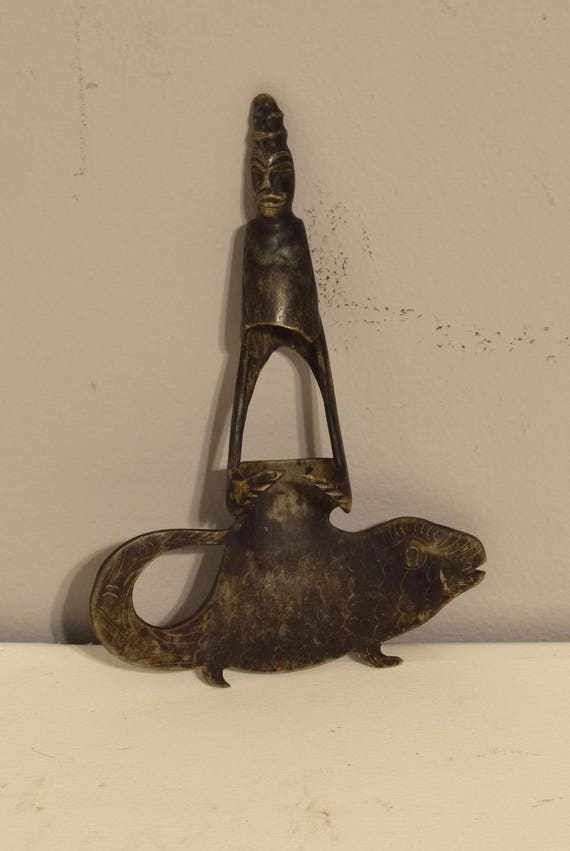 Cuillère à Riz sculptée en forme d'oiseau, corne