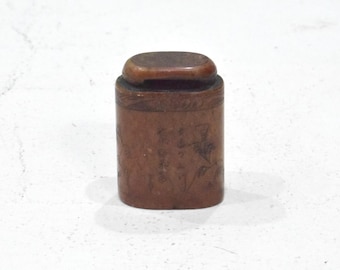 Chinese Stamp Signature Seal Carved Soapstone Chop