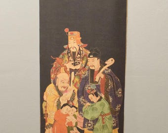 Tibetan Thangka Print Painting Buddhist Deity