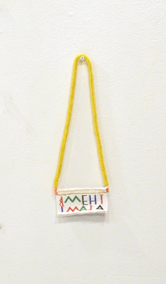 African Zulu Love Letter Beaded Necklace South Africa - Gem