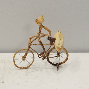 African Banana Fiber Bicycle Rider Kenya
