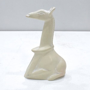 African Soapstone Giraffe Statue Kenya