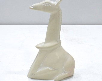 African Soapstone Giraffe Statue Kenya