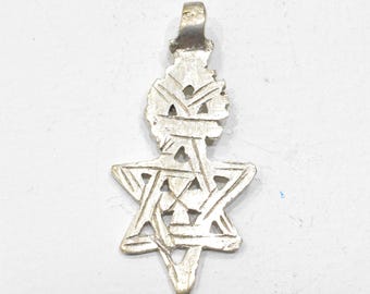 Ethiopian Silver Coptic Cross Tuareg Tribe North Africa