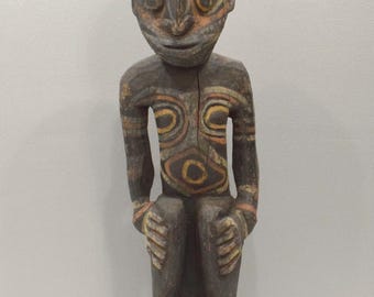 Papua New Guinea Nogwi Male Statue Waskuk Hills