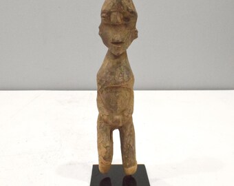 African Lobi Tribe Wood Fetish Statue Burkina Faso