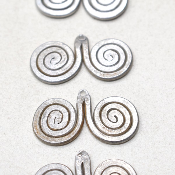 Beads Old Masai/Turkana Aluminum Pendants 31mm