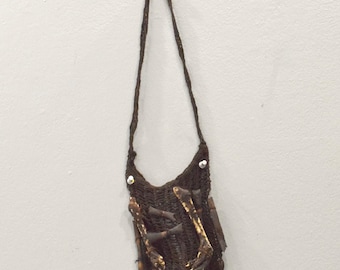 Papua New Guinea Woven Medicine Bag Eastern Highlands