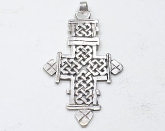 Ethiopian Silver Coptic Cross Tuareg Tribe North Africa