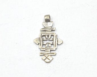 Ethiopian Silver Coptic Cross Tuareg Tribe North Africa