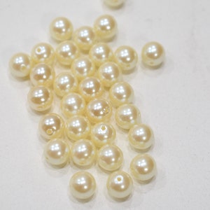 Beads Japanese Glass Luster Pearls 8mm