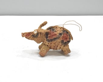 Papua New Guinea Woven Fiber Dream Spirit Pig Latmul Tribe