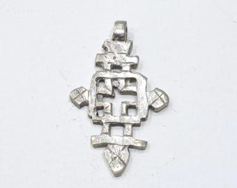 Ethiopian Silver Coptic Cross Tuareg Tribe North Africa