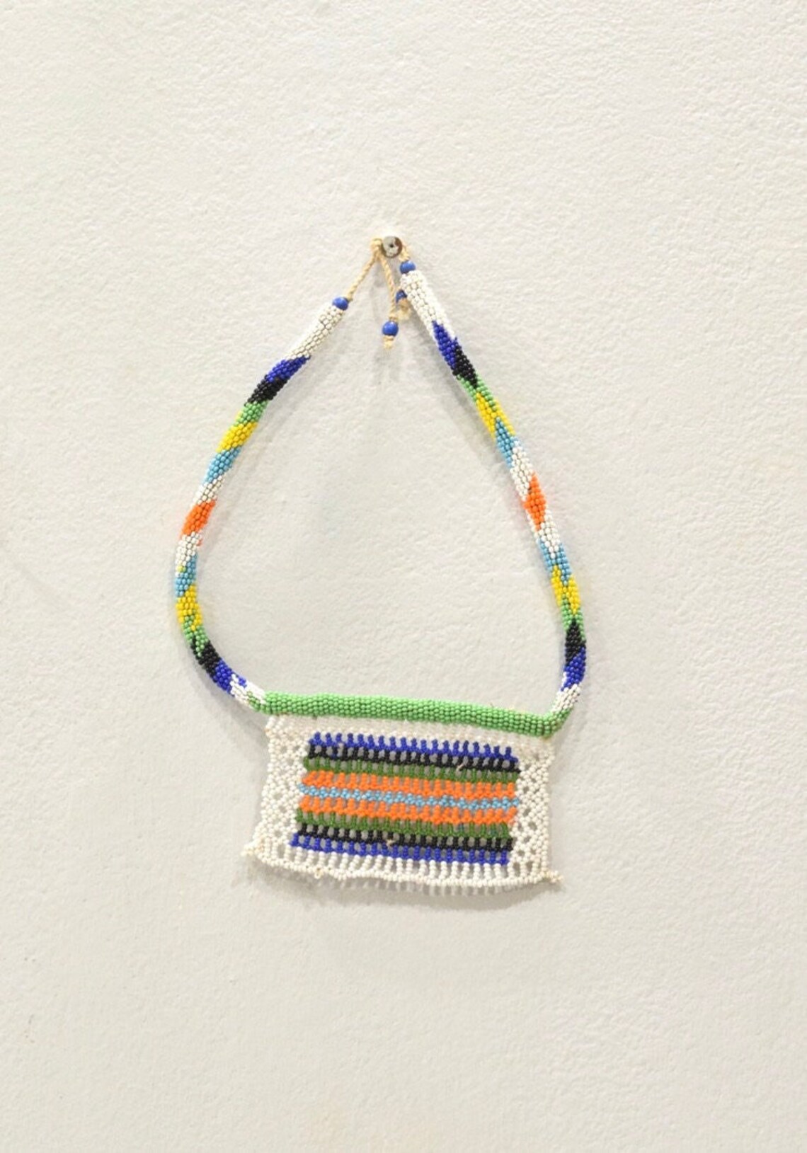 African Zulu Love Letter Beaded Necklace - Etsy