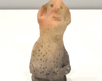 African Clay Ceramic People Statues Kenya
